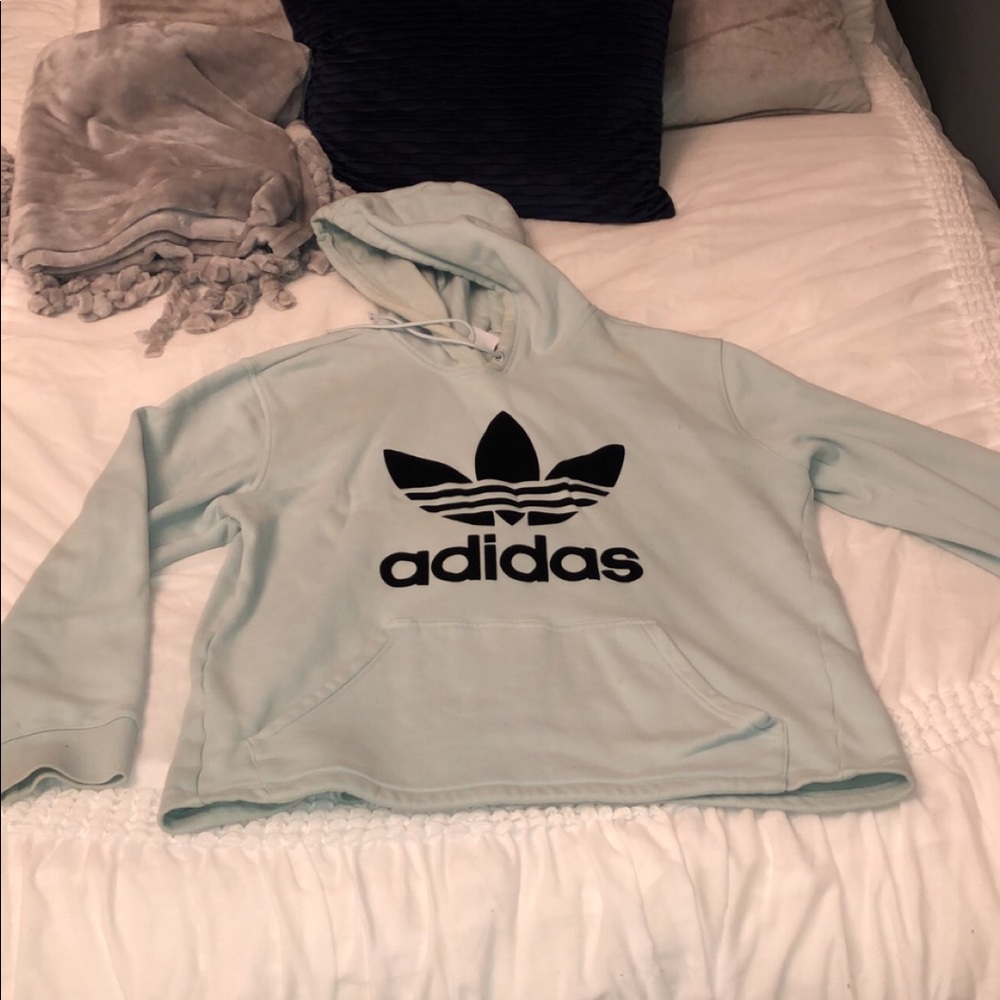 Mint Green Trefoil Hoodie || Adidas